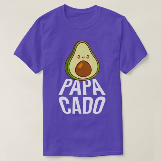 T-shirt Papacado Avocado Vegan Toast (Design devant)
