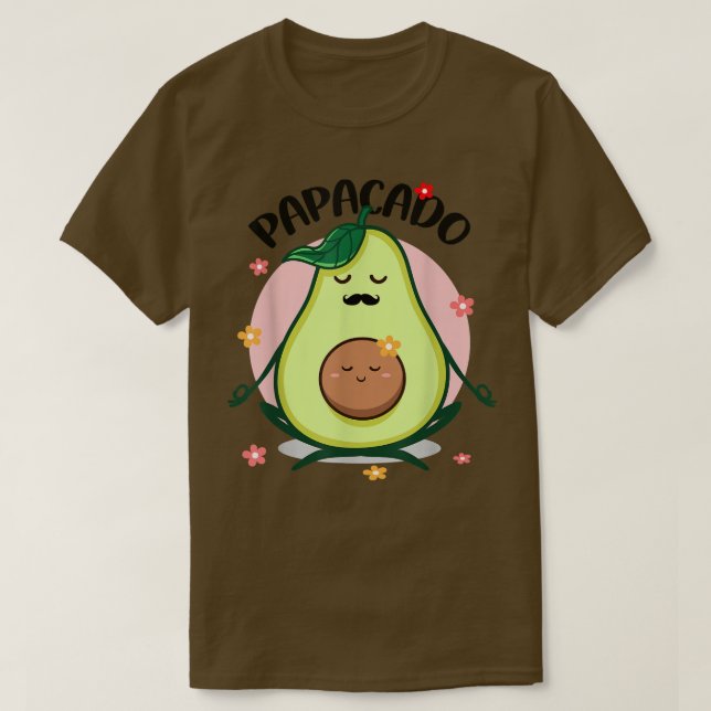 T-shirt Papacado Funny Avocado (Design devant)