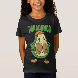T-Shirt Papacado Vegan Papa Fête des pères Fruit Avocado L