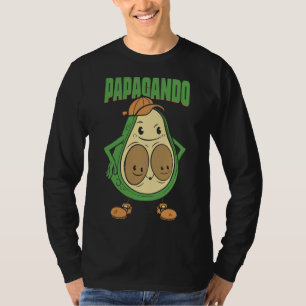 T-shirt Papacado Vegan Papa Fête des pères Fruit Avocado L