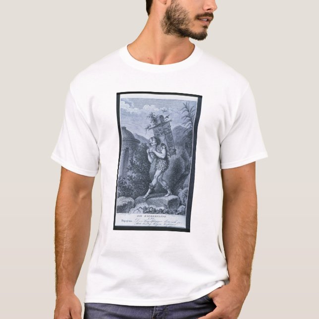 T-shirt Papageno : "Je suis le birdcatcher (Devant)