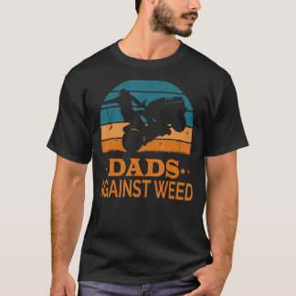 T-shirt Papas contre l'herbe mauvaise Drôle de jardinage T