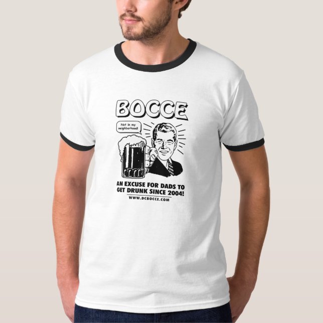 T-shirt Papas de Bocce (couleurs claires) (Devant)