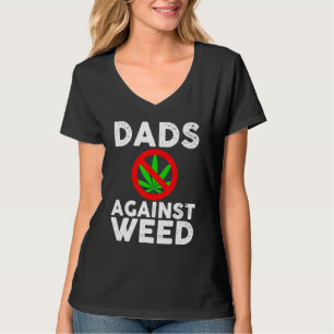 T-shirt Papas Hommes Contre Le Jardinage De Marijuana Tont