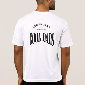 T-shirt Papas Légendaires Cool – Conception de Typographie