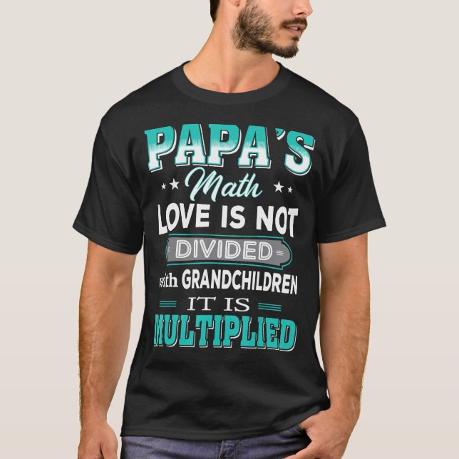 T-shirt Papas Math Love Tee (Devant)