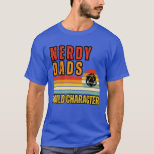T-shirt Papas nerds construisent le caractère cadeau drôle