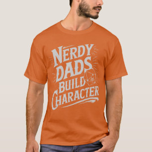 T-shirt Papas Nerds Construisent Personnage RPG Dés Papa H