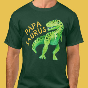 T-shirt Papasaurus Dinosaur papa du garçon d'anniversaire