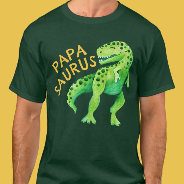 T-shirt Papasaurus Dinosaur papa du garçon d'anniversaire (Papasaurus Dinosaur Dad of the Birthday Boy T-Shirt)