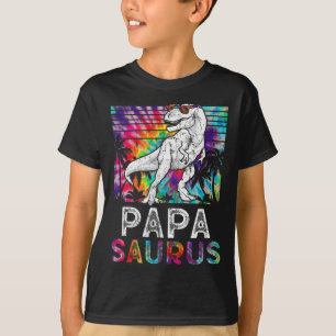 T-shirt Papasaurus Dinosaur Papa Saurus Famille Correspond
