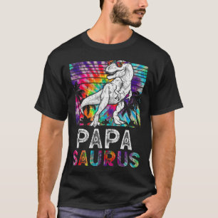 T-shirt Papasaurus Dinosaur Papa Saurus Famille Correspond