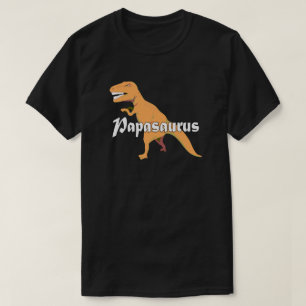 T-shirt Papasaurus papa Fête des pères d'anniversaire