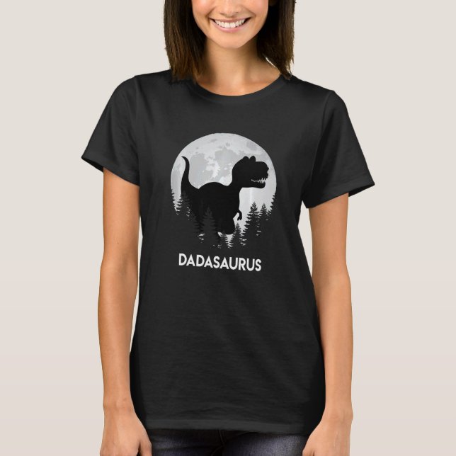 T-shirt Papasaurus père papa (Devant)