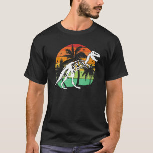 T-shirt Papasaurus Rex Papa Papa Papa Dinosaur Rex Papa Sa