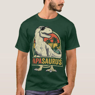 T-shirt Papasaurus Rex Père Dinosaur Famille Dino Papa Sa