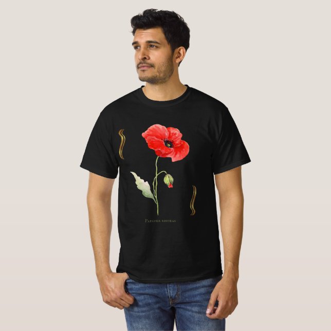 T-shirt Papaver rhoeas  (Devant entier)