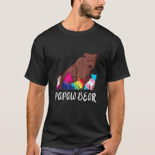 T-shirt Papaw Bear Lgbt Gay Trans Pride Support Lgbtq Para