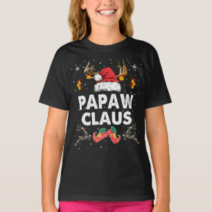 T-shirt Papaw Claus Groupe Famille de Noël Correspondant P