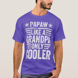 T-shirt Papaw comme un grand-père seulement Glacière - Drô