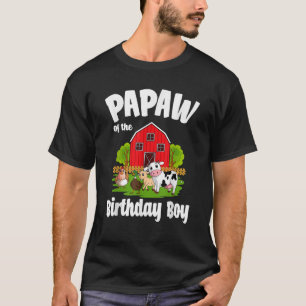 T-shirt Papaw Of The Birthday Boy Animal Anniversaire Part