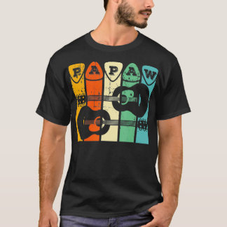 T-shirt Papaw Onglet de guitare Guitare-cadeau Lecteur Gra