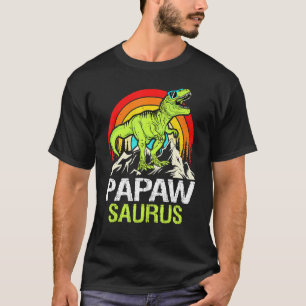 T-shirt Papawsaurus Dinosaur Grand-père Papaw Saurus Père