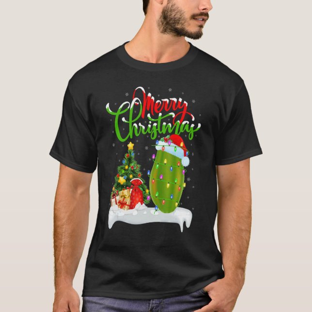 T-shirt Papaya Fruit   Xmas Decorations Santa Papaya Chris (Devant)