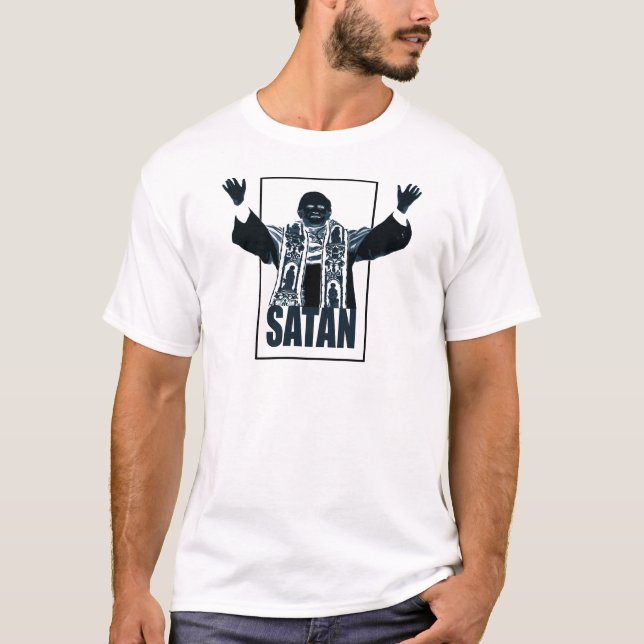 T-shirt Pape de SATAN (Devant)