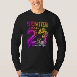 T-shirt Papé fier et coloré Cœur mignon Diplômé Aîné