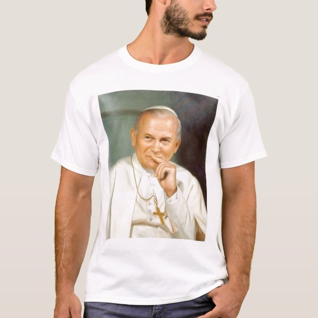 T-shirt Pape Jean Paul II d (Devant)