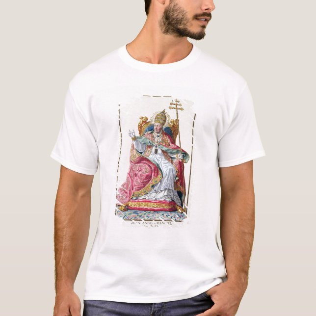 T-shirt Pape Pius VI (1717-99) de 'DES Estampes de (Devant)