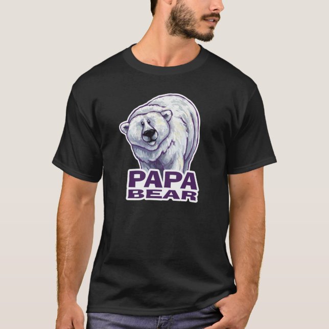T-shirt Pape polaire Ours Te foncé homme (Devant)