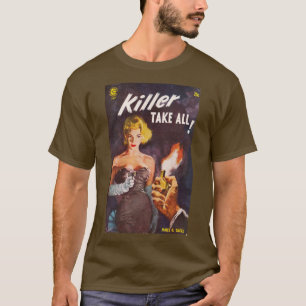 T-shirt Paperback détective vintage à bouilli dur 4