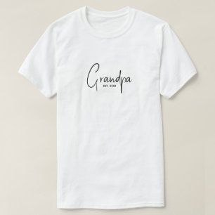 T-shirt Papi a fondé un nouveau cadeau pour papi 
