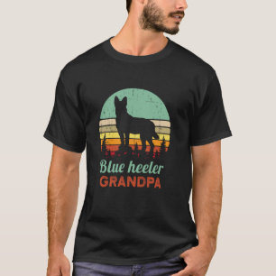 T-shirt Papi Blue Heeler Rétro Chien Bouvier Australien Gr