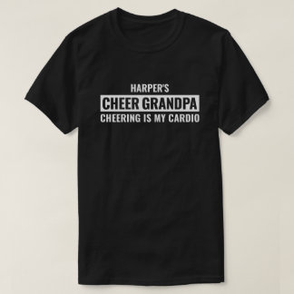 T-shirt Papi Cheer Personnalisé pour Hommes Cadeau Personn