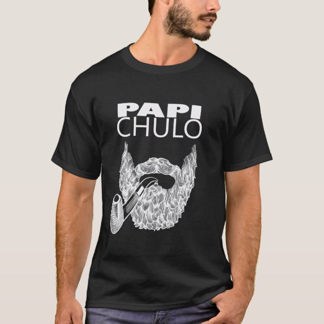 T-shirt papi chulo dia del padre Fête des pères cool Anniv (Devant)