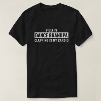T-shirt Papi de danse personnalisé pour hommes Cadeau pers