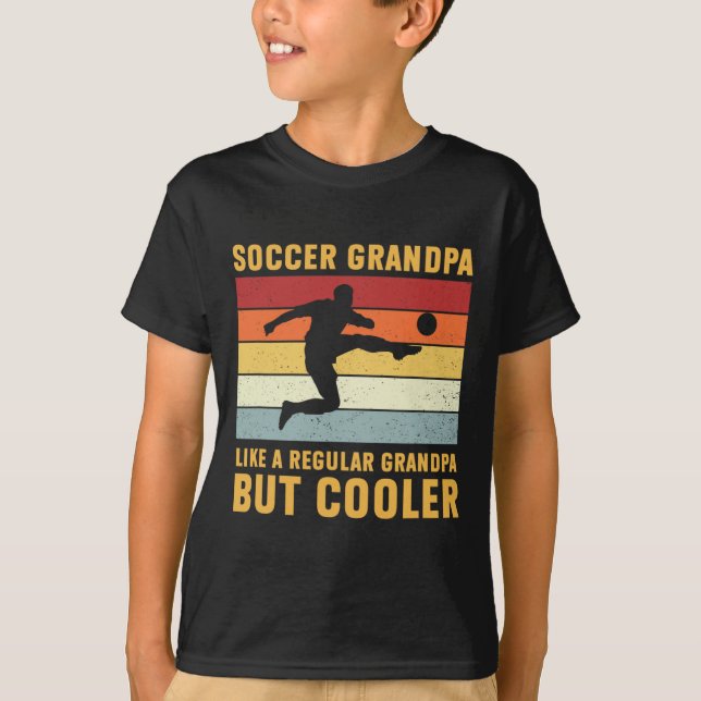 T-shirt Papi de foot Grand-père régulier mais plus cool Dr (Devant)