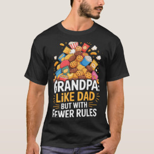 T-shirt Papi drôle avec moins de règles 