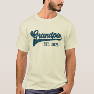 T-shirt Papi Est 2025 Papi À Venir, Nouveau Papi 2025