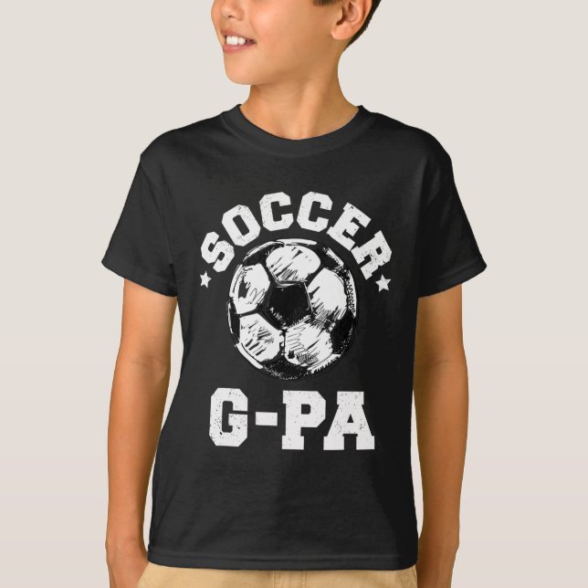 T-shirt Papi foot Papi Ll en détresse Drôle Papi foot (Devant)