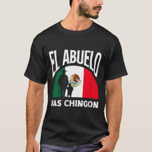 T-shirt Papi Le Plus Méchant Grand-père Mexicain Drôle