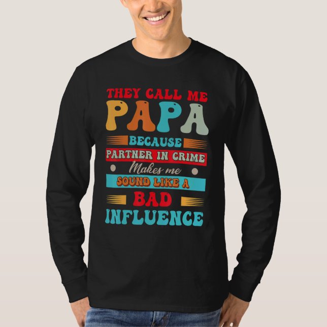 T-shirt Papi  Papy Complice (Devant)