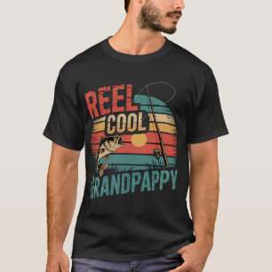 T-shirt Papi super cool vintage drôle de canne à pêche gif