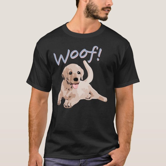 T-shirt Papier à marionnettes Labrador (Devant)