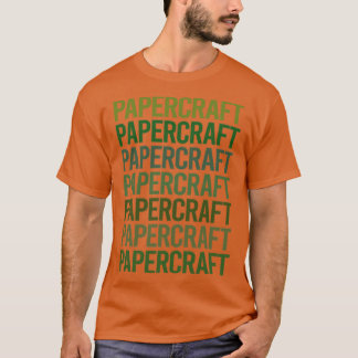 T-shirt Papier à papier vert