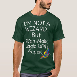 T-shirt Papier artiste origami ventilateur pas des sorcier
