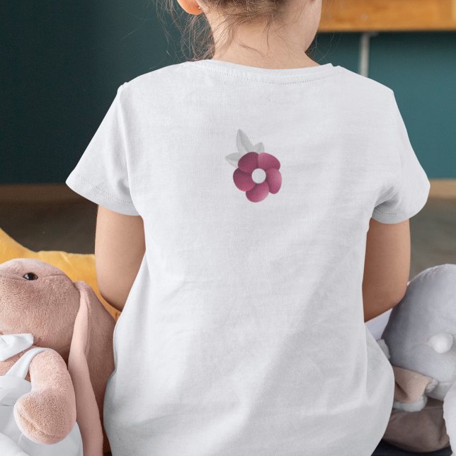 T-Shirt Papier Bouquet circulaire à fleurs 3D (3D Blooming Flower Circle Bouquet Paper T-Shirt)